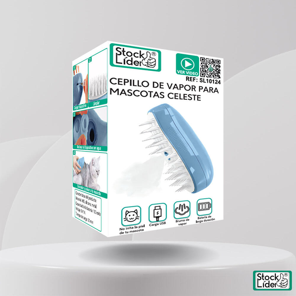 Cepillo de vapor celeste
